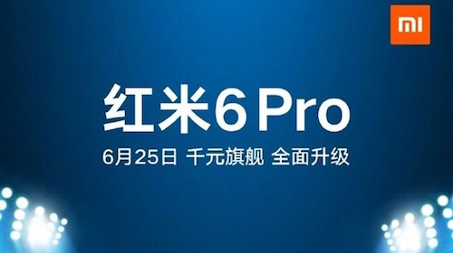 Xiaomi Redmi 6 Pro e Mi Pad 4 saranno presentati il 25 giugno